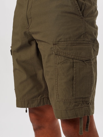 JACK & JONES Regular Cargobroek 'Charlie' in Groen