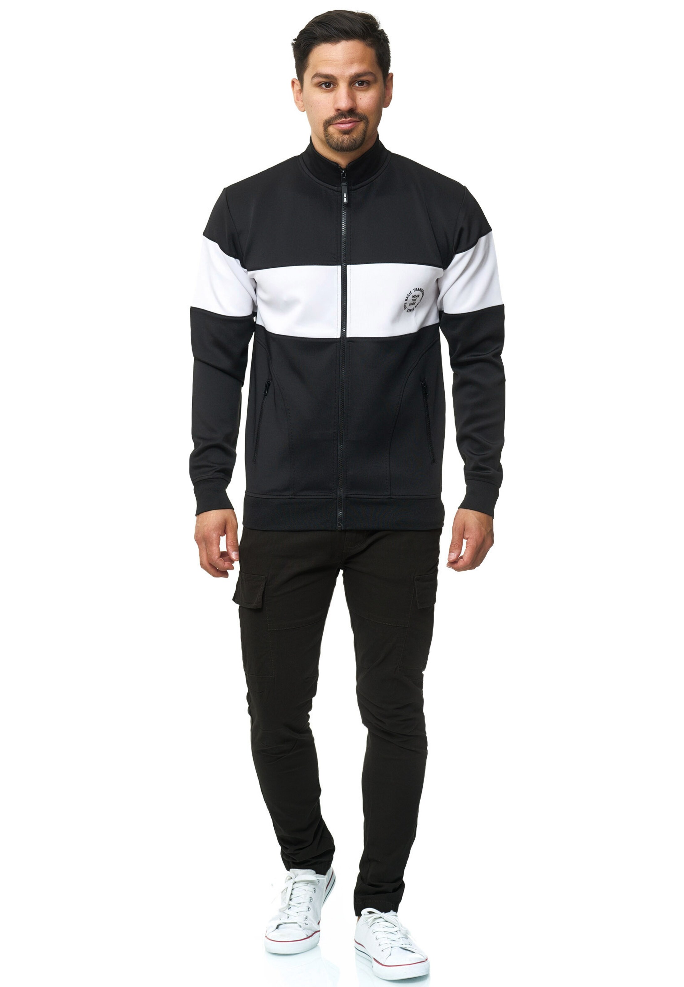 Coupe slim Pantalon cargo 'Mathews ' INDICODE JEANS en marron