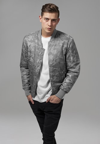 Veste mi-saison Urban Classics en gris : devant