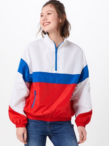 Urban Classics Between-Season Jacket in White: front