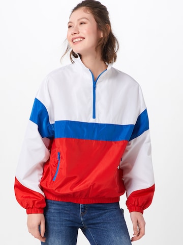 Urban Classics Between-Season Jacket in White: front