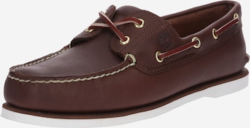 TIMBERLAND - Mocassins 'Classic' em castanho: frente