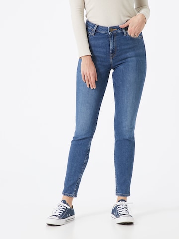 Skinny Jean 'Scarlett High' Lee en bleu : devant