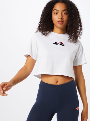 Tricou 'Fireball' de la ELLESSE pe alb: față