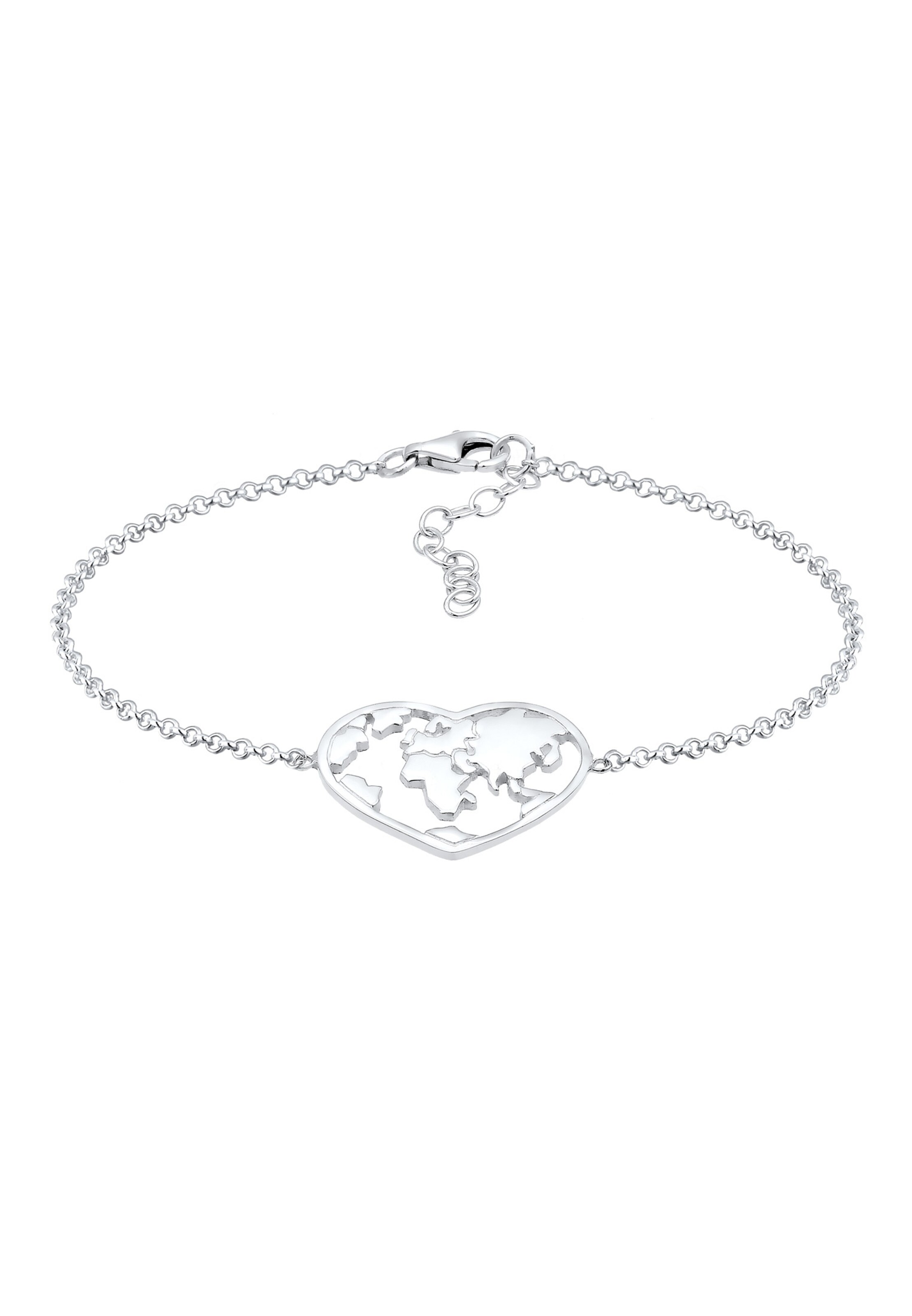 Bracelet 'Weltkugel' ELLI en argent : devant