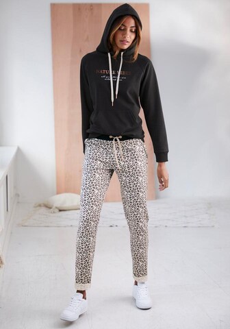 LASCANA Конический (Tapered) Штаны в Бежевый