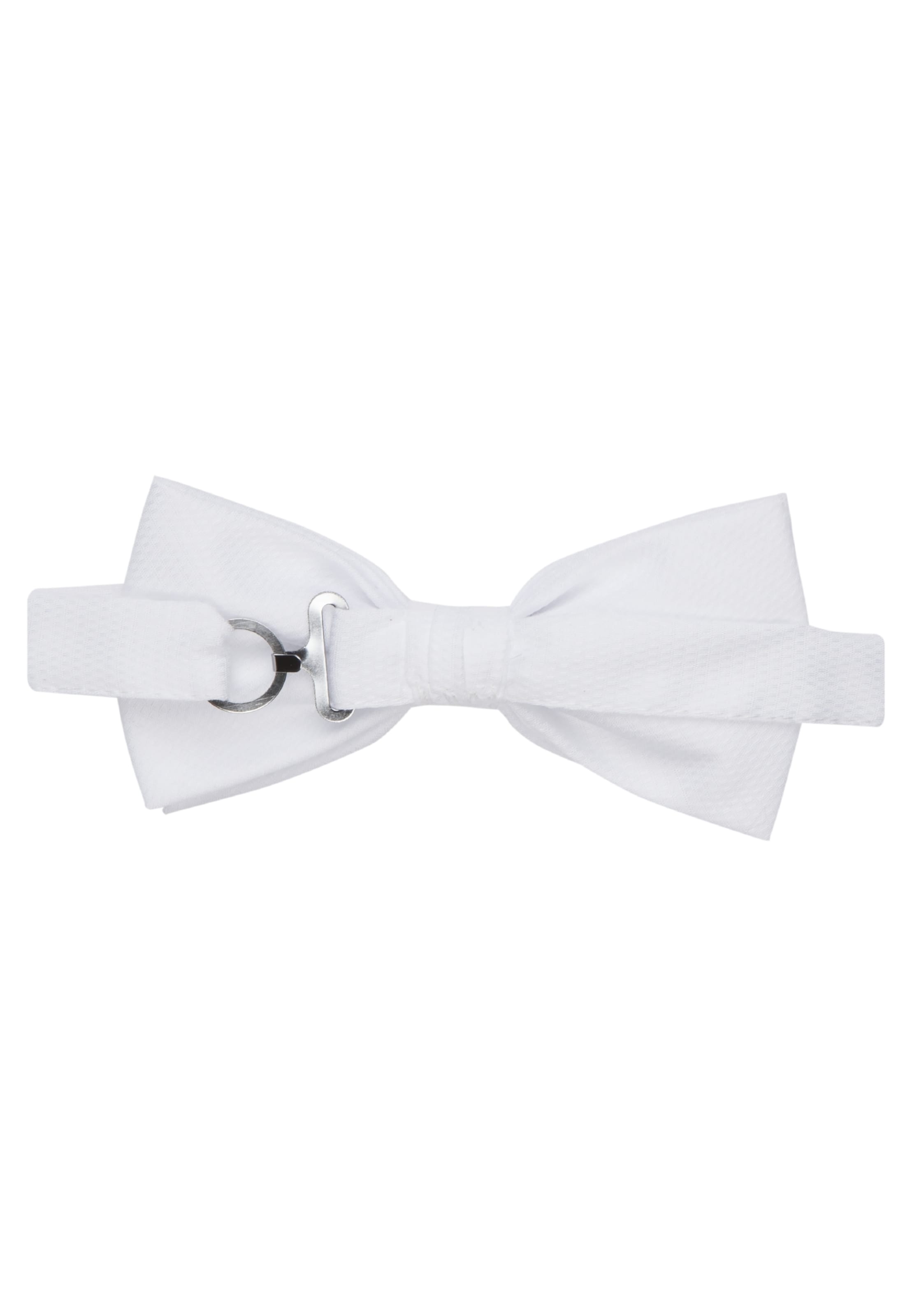 SEIDENSTICKER Vlinderdasje 'Schwarze Rose' in Wit