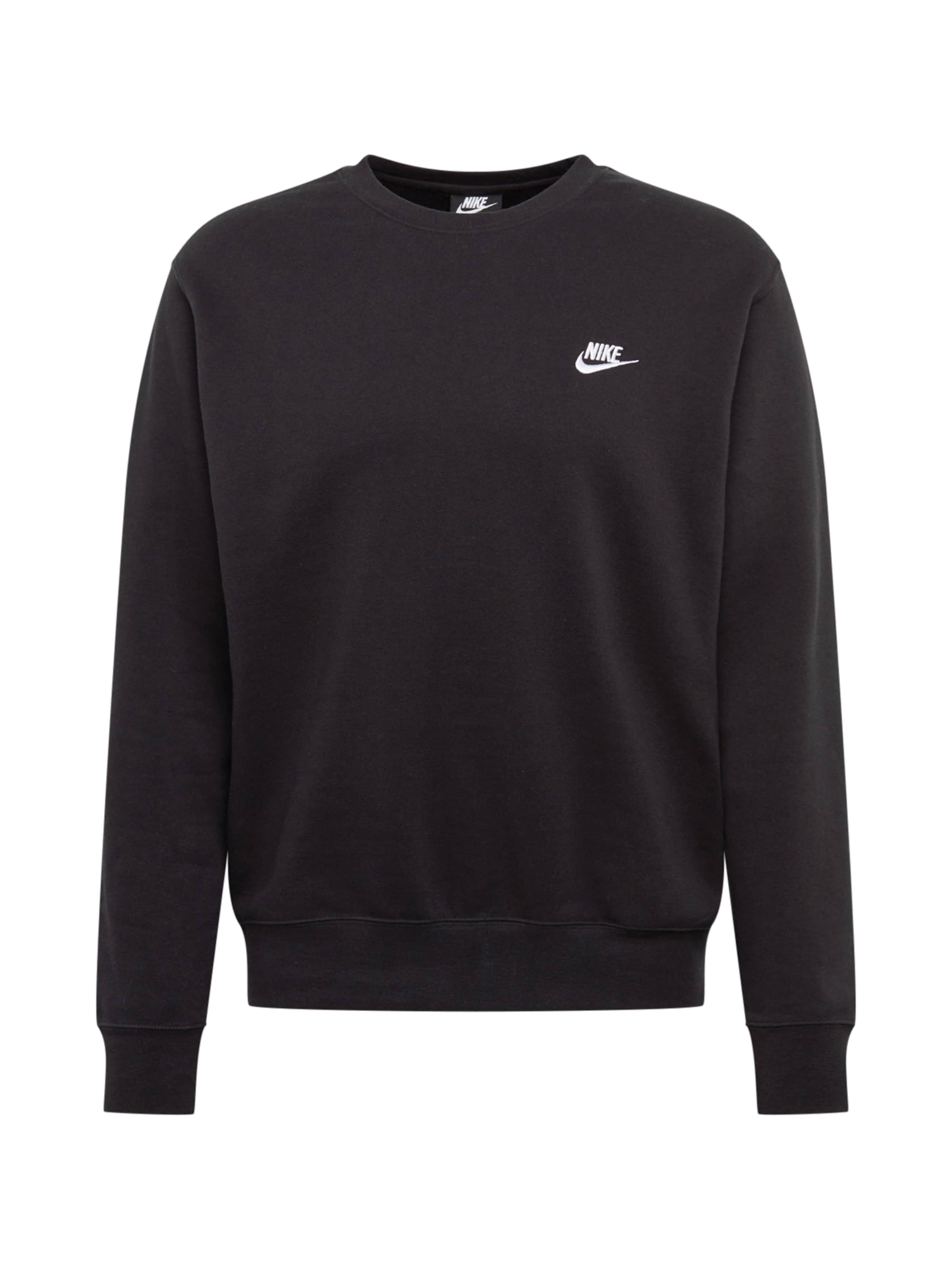 Nike Sportswear Mikina 'Club Fleece' – černá: přední strana