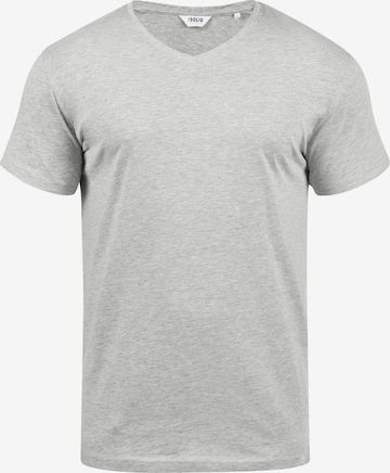 !Solid V-Shirt 'Bedo' in Grau: predná strana