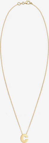 ELLI Necklace 'C' in Gold: front