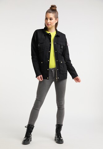 MYMO Between-season jacket in Black: front