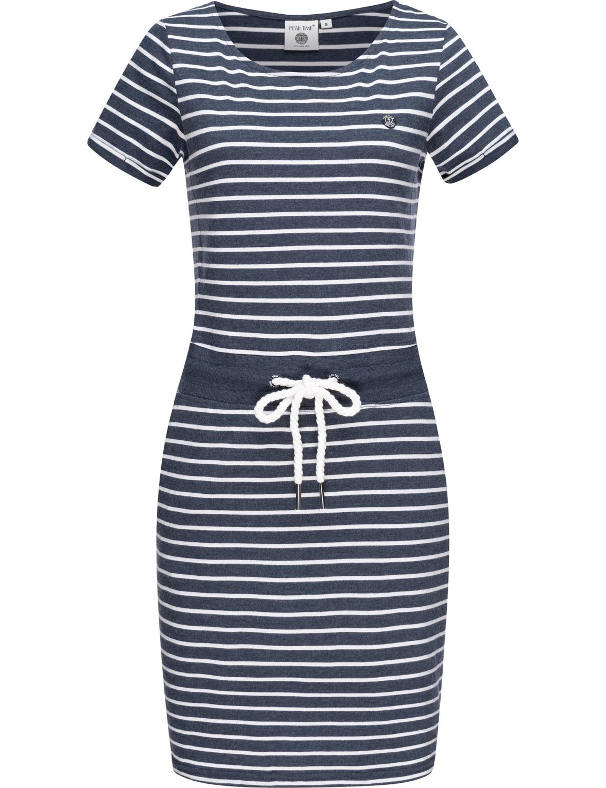 Robe fourreau Peak Time en bleu : devant