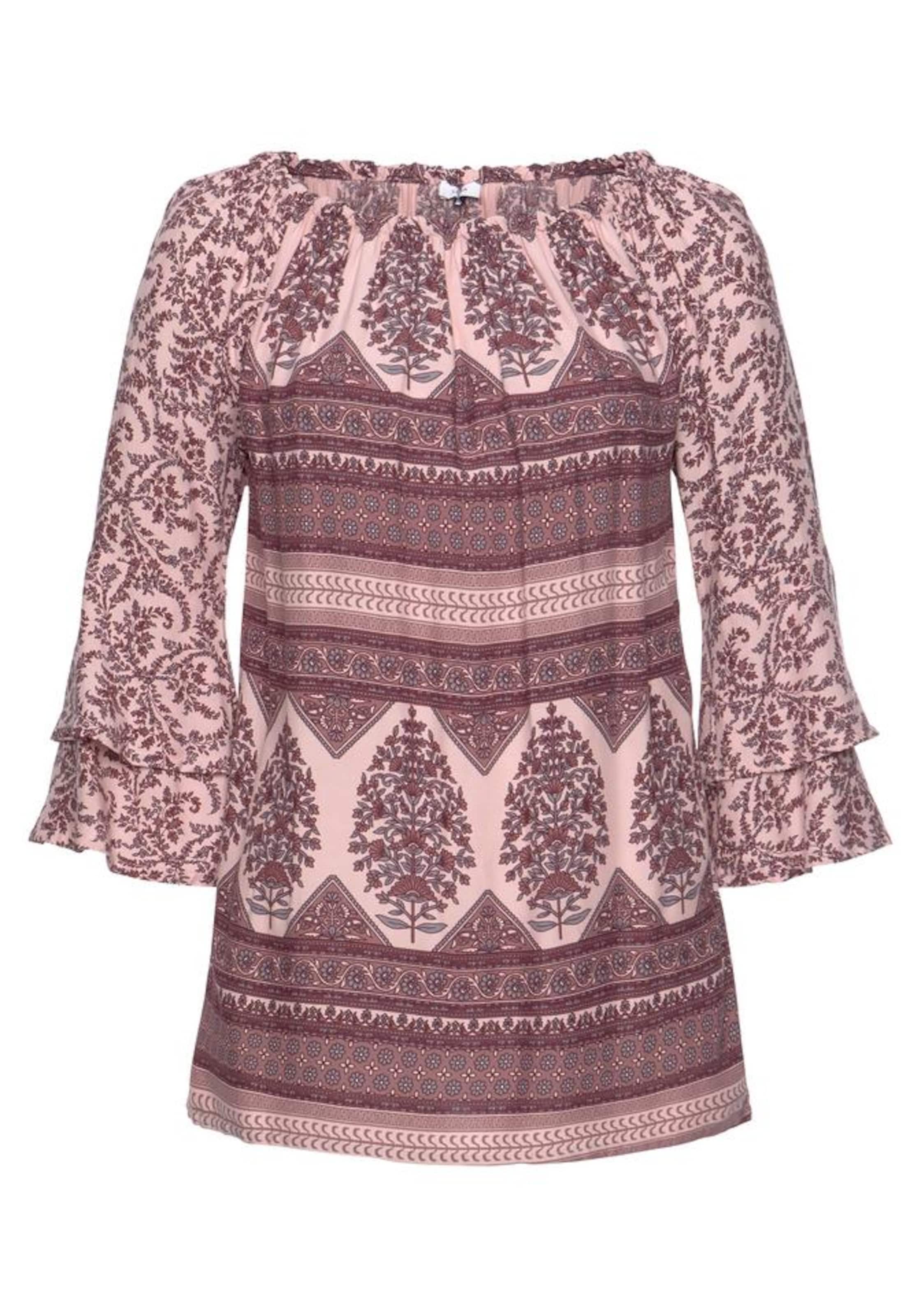 LASCANA Блузка в Ярко-розовый