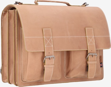 Pride and Soul Document Bag 'Earl' in Brown