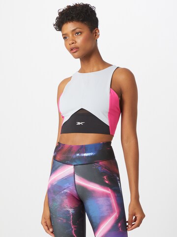 Reebok Sportovní top – šedá: přední strana