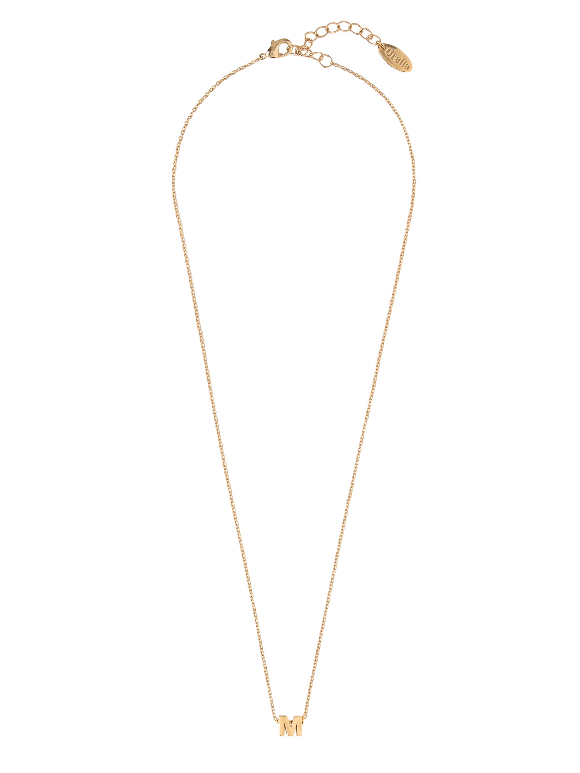 Orelia - Ketting 'GP Initial Mint NL' in de kleur Goud