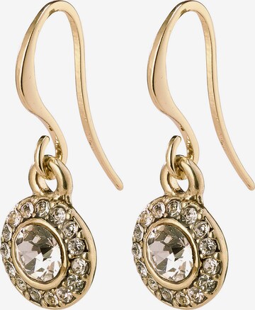 Boucles d'oreilles 'Clementine' Pilgrim en or : devant