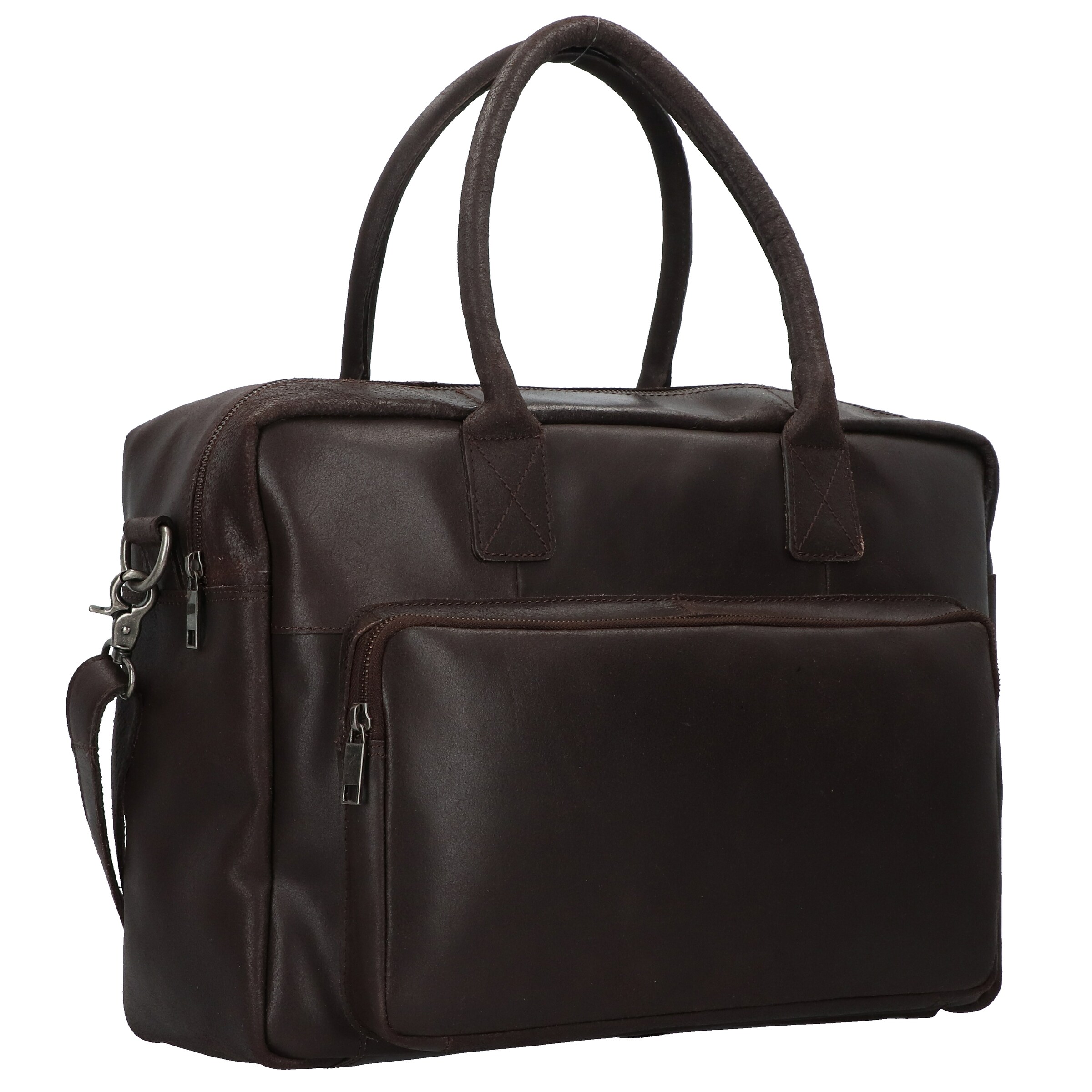Burkely Document bag 'Vintage Mitch' in Brown