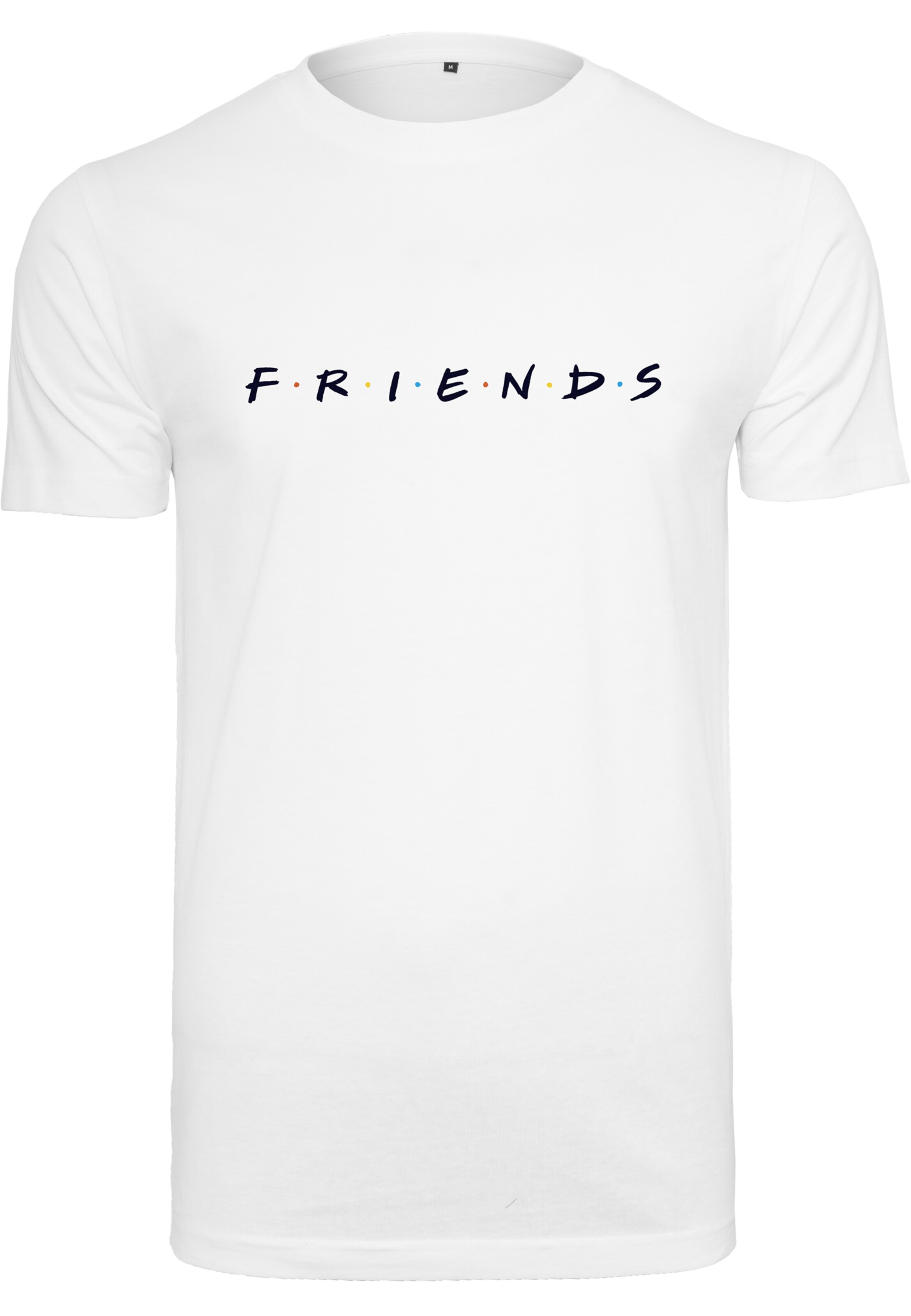 Maglietta 'Friends' di Mister Tee in bianco: frontale