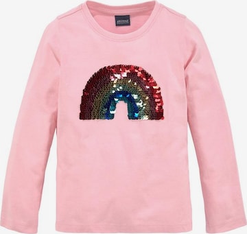 ARIZONA Shirt 'Regenbogen' in Pink: front