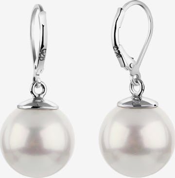 Boucles d'oreilles Nenalina en blanc : devant