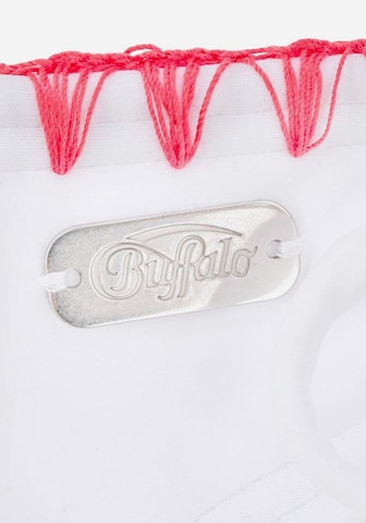 BUFFALO Push-up Triangel-Bikini mit Häkelkante in Weiß