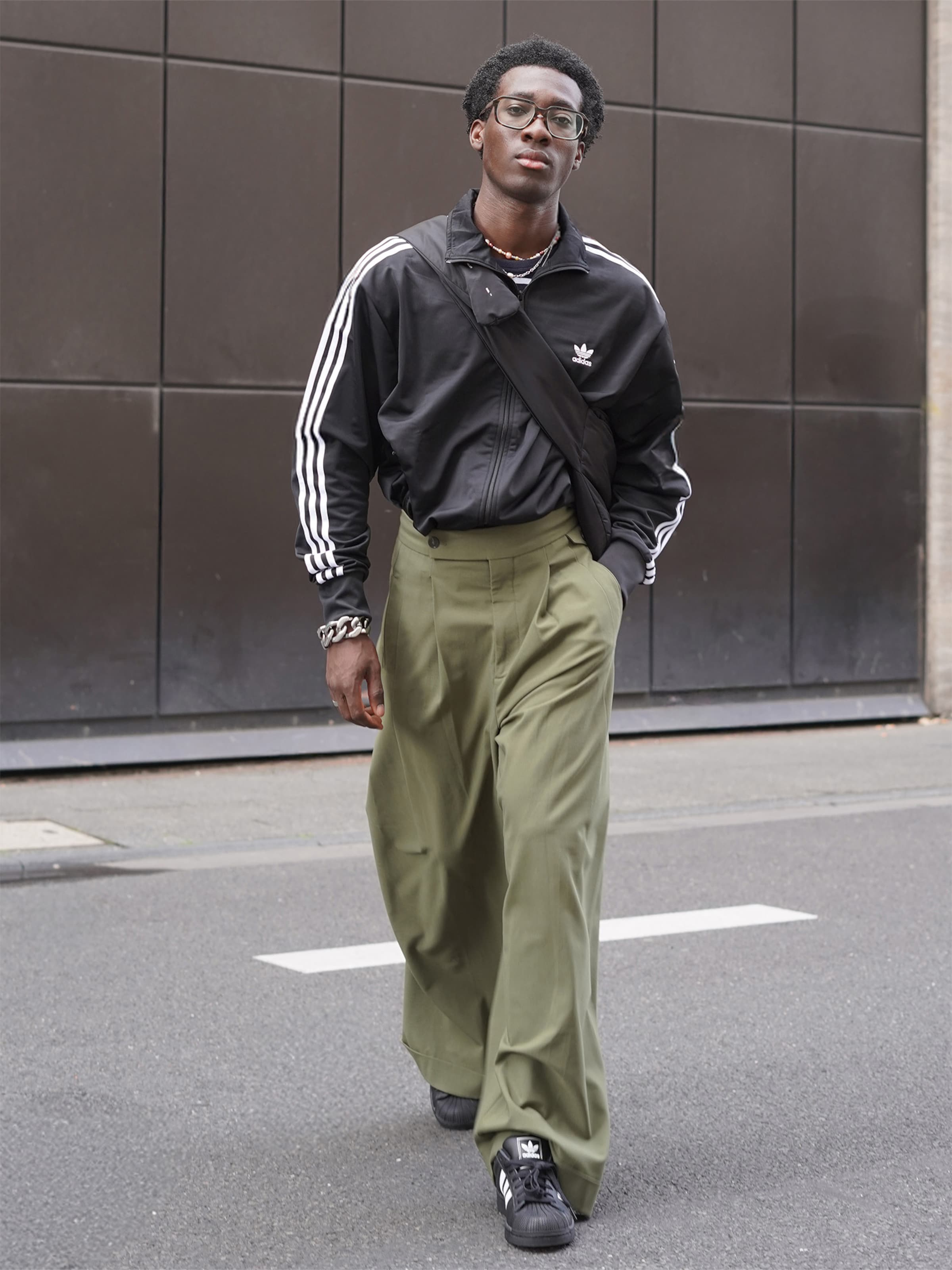 Julien A. - Black Jacket Look by adidas Originals