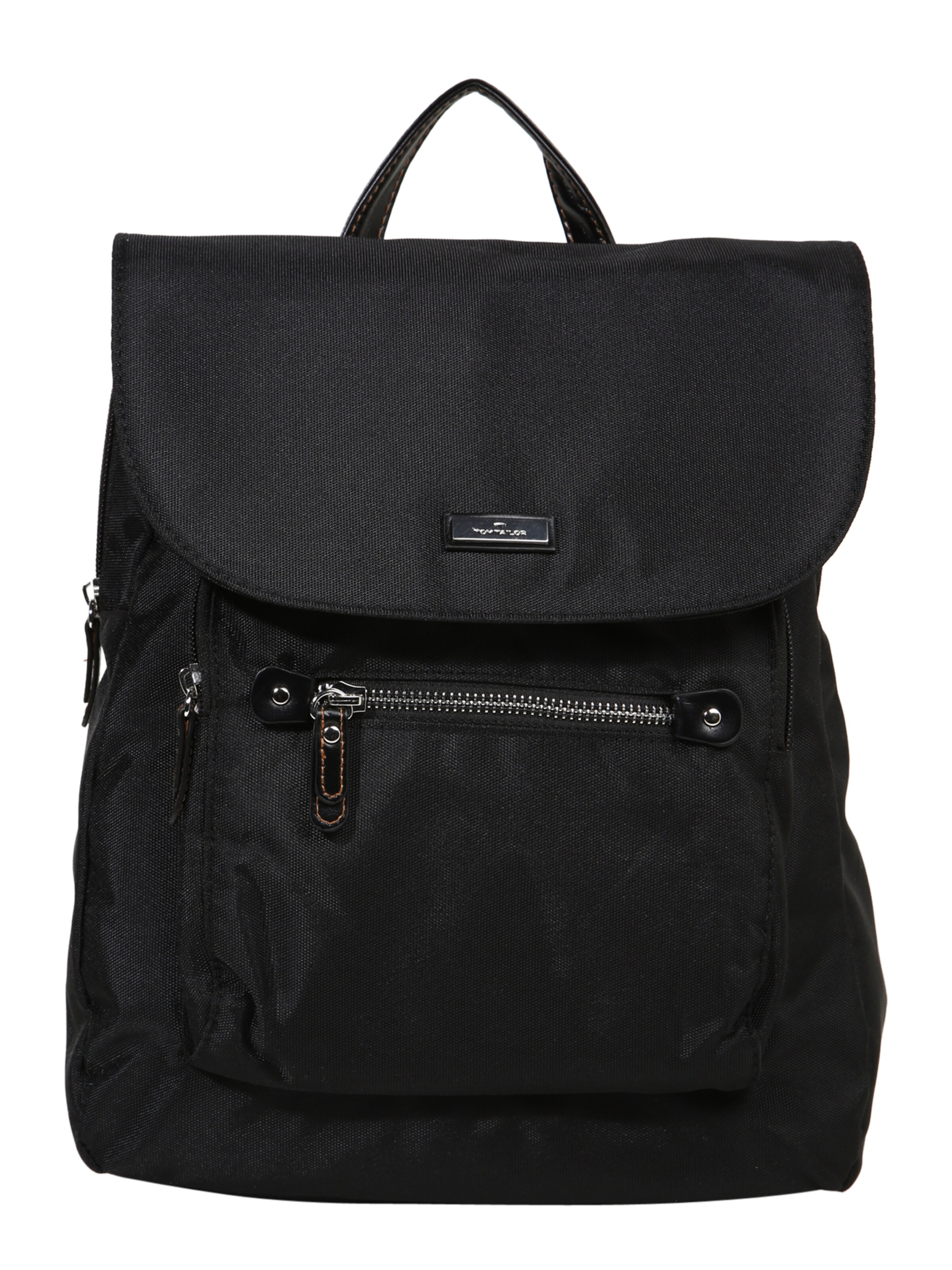 TOM TAILOR Backpack 'Rina' in Black: front