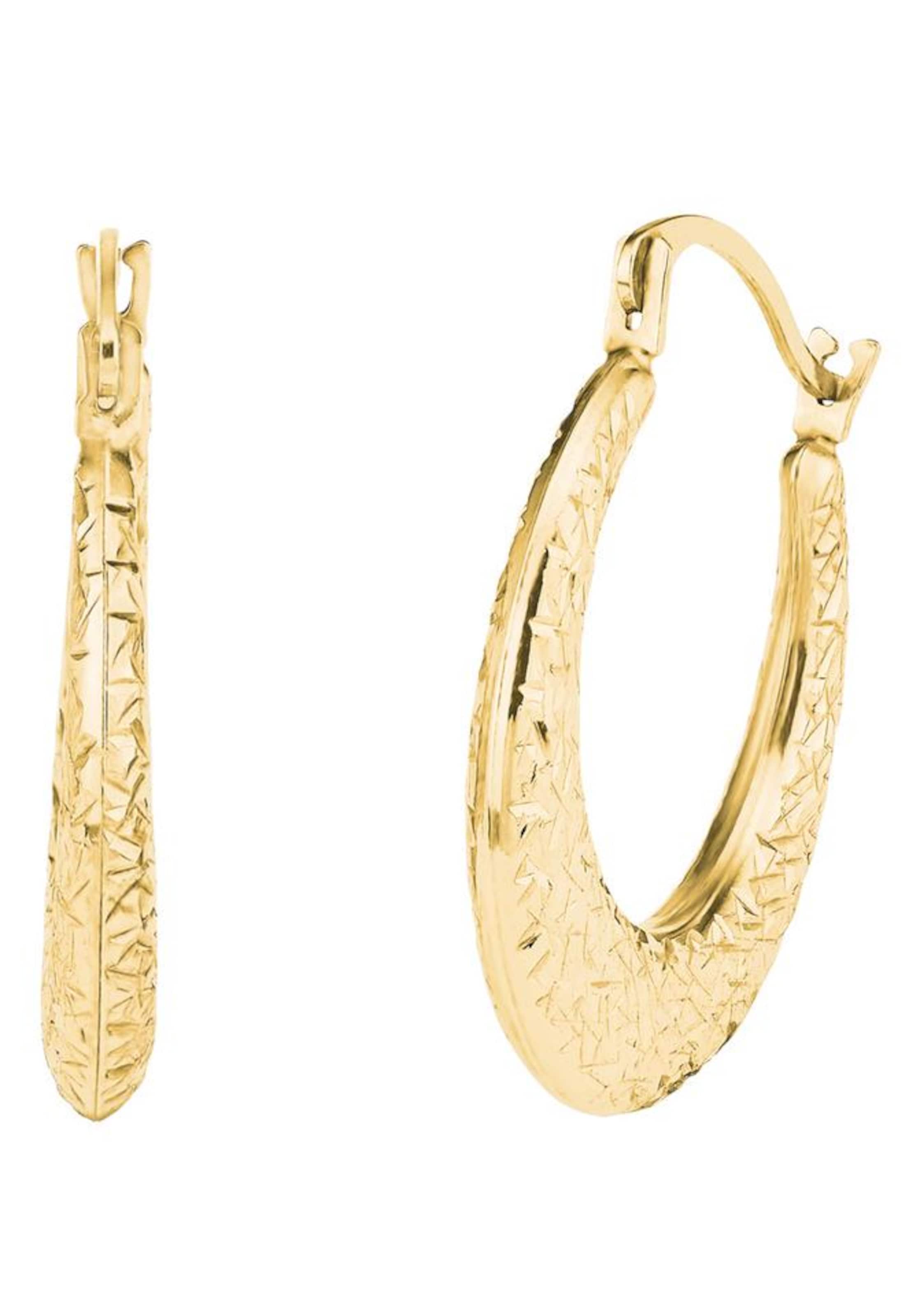 AMOR Earrings in Gold: front
