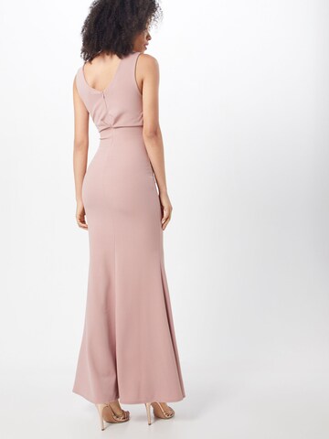 Robe de soirée WAL G. en rose : derrière