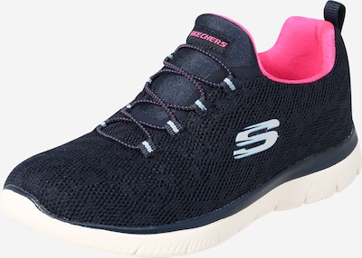 SKECHERS Sneaker low 'Summits' i navy / opal / pink / hvid, Produktvisning