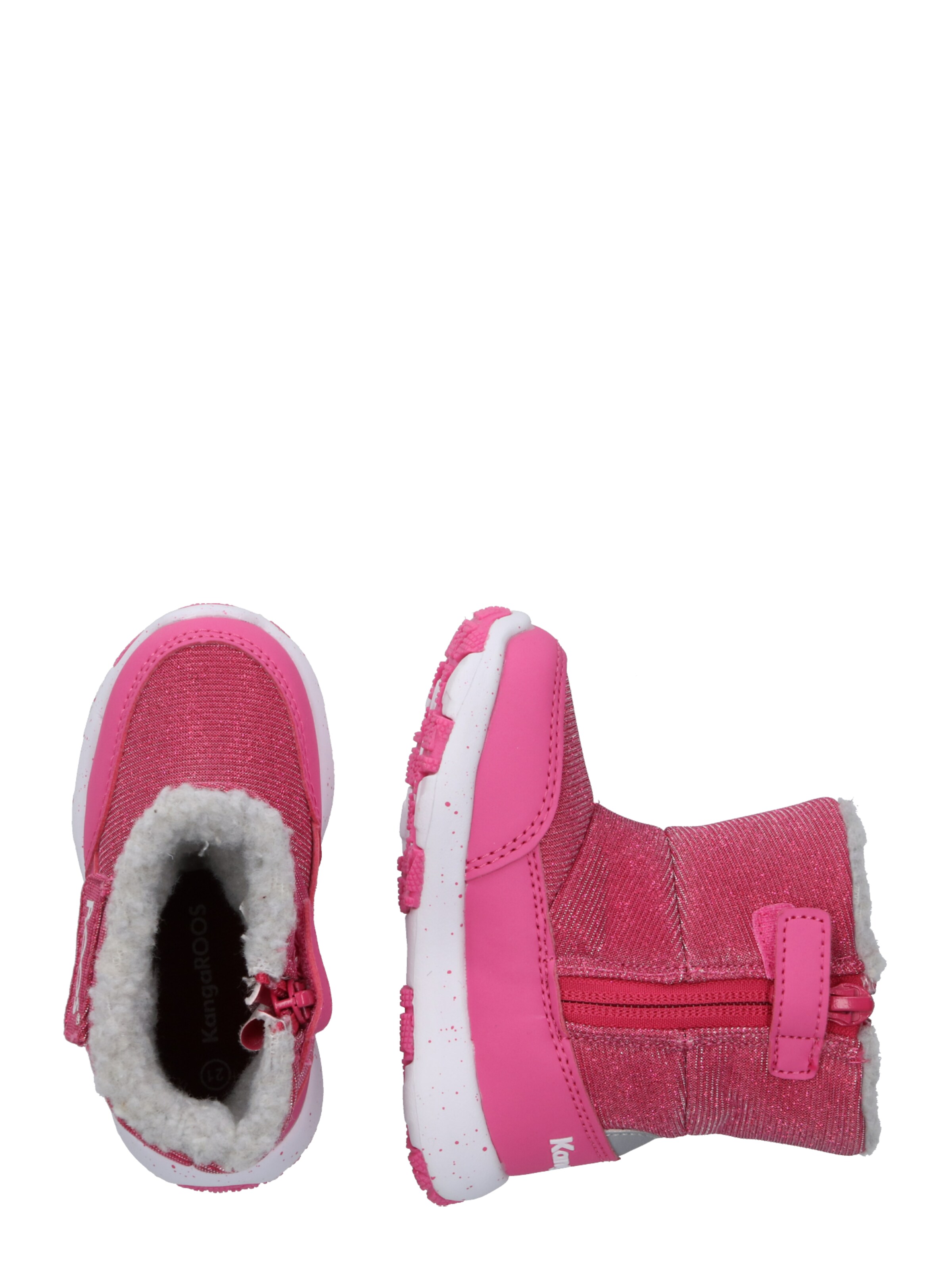 Kinder Kids (Gr. 92-140) myToys-COLLECTION Snowboots 'Snowball' in Pink - NB16956