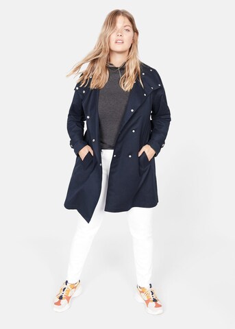 Manteau mi-saison MANGO en bleu