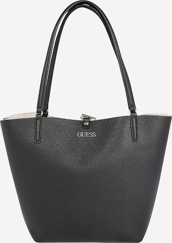 GUESS Nakupovalna torba 'Alby' | črna barva: sprednja stran