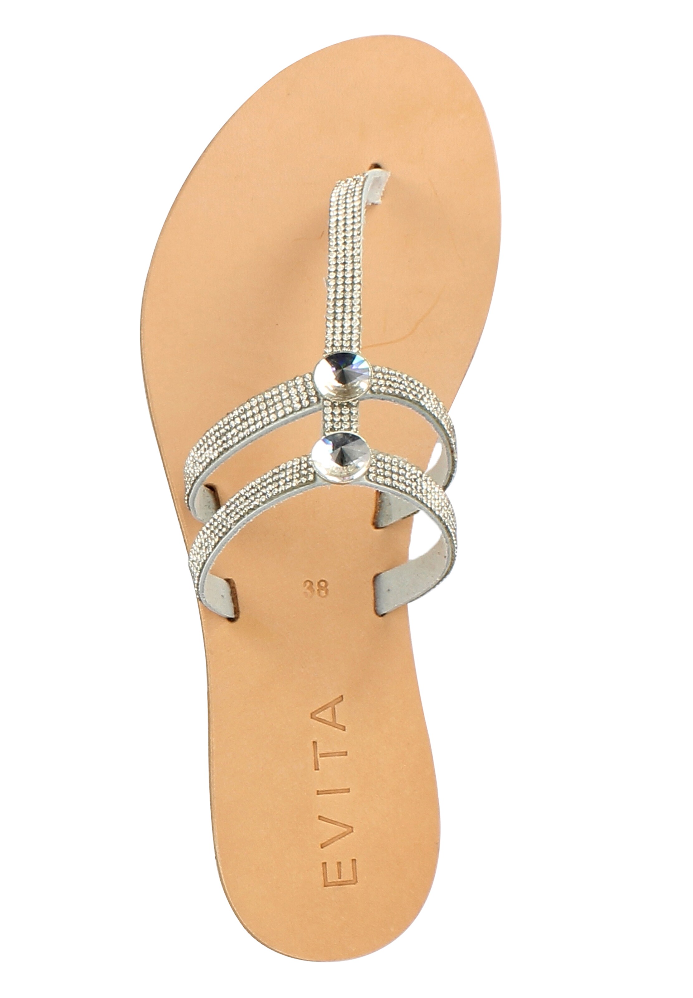 EVITA Sandale in Grau