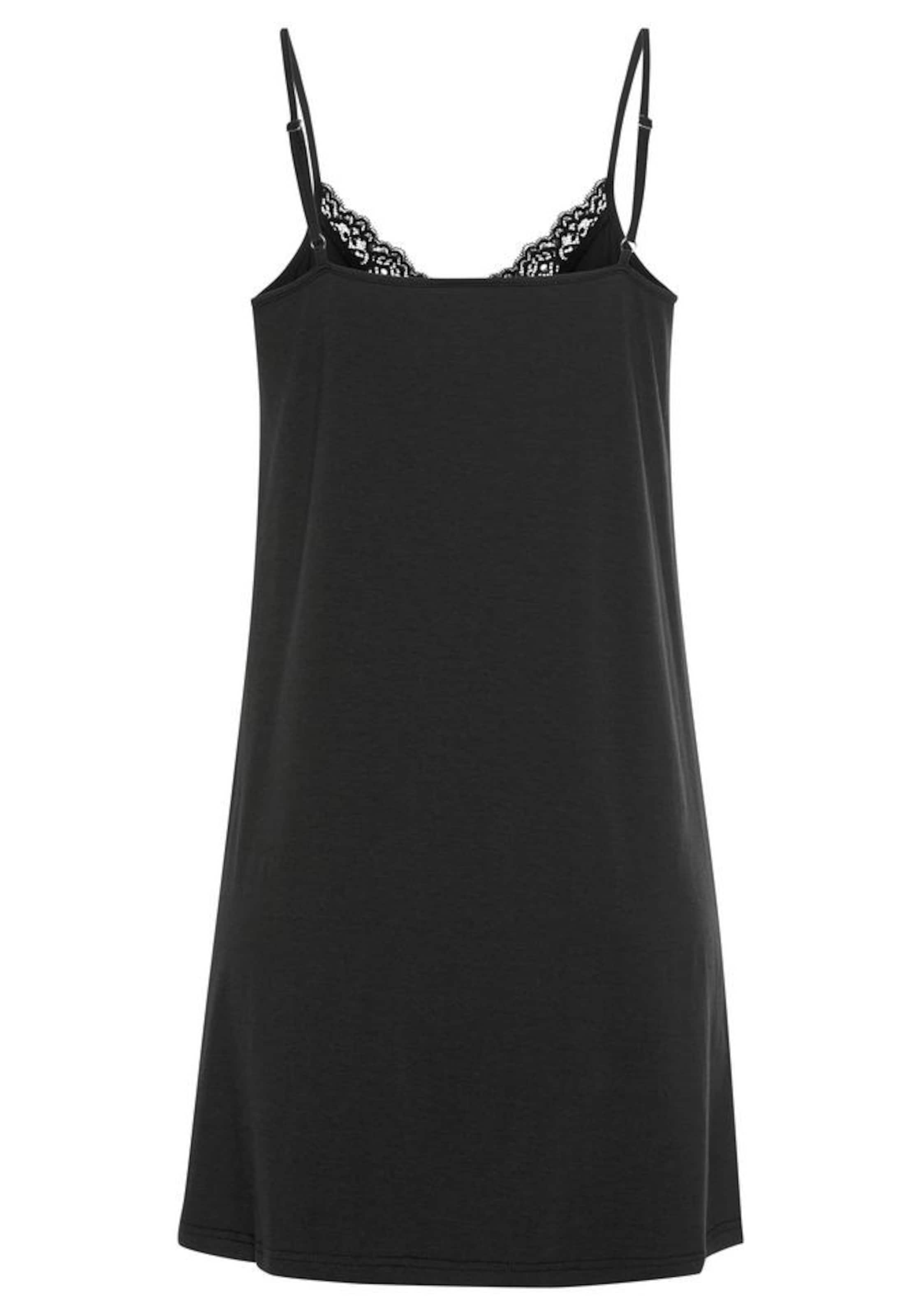 LASCANA Negligee 'Anemone' in Black