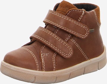 SUPERFIT - Zapatos primeros pasos en marrón: frente