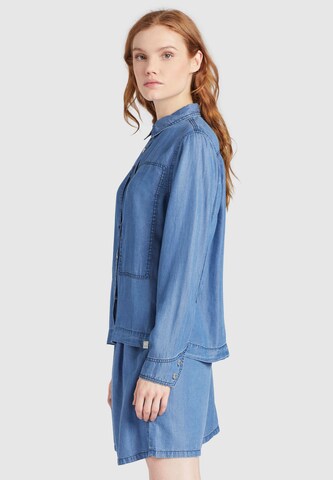 khujo Bluse 'Esaia' in Blau