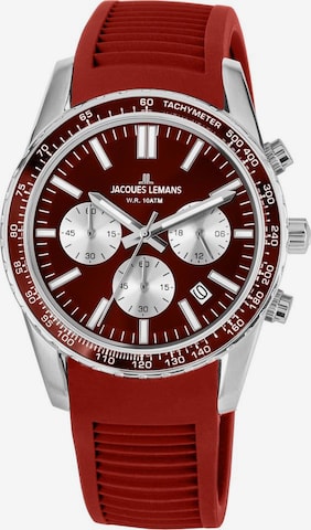 Jacques Lemans Analog Watch 'Liverpool, 1-2059E' in Red: front