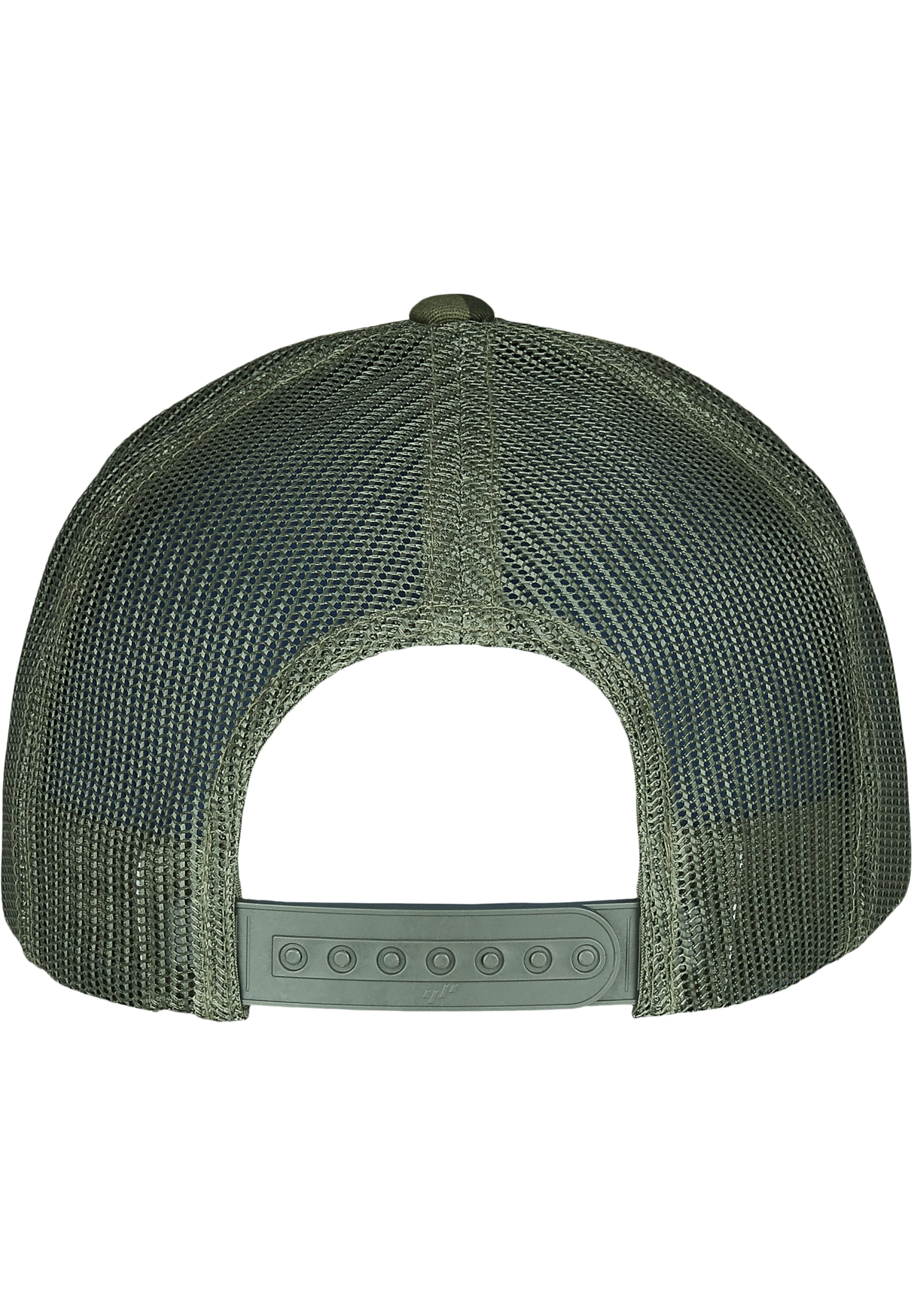 Cappello da baseball 'Trucker' di Flexfit in beige