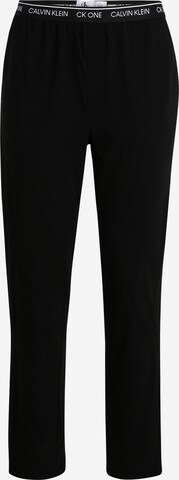 Calvin Klein Underwear تقليدي سروال البيجاما بلون أسود: الأمام