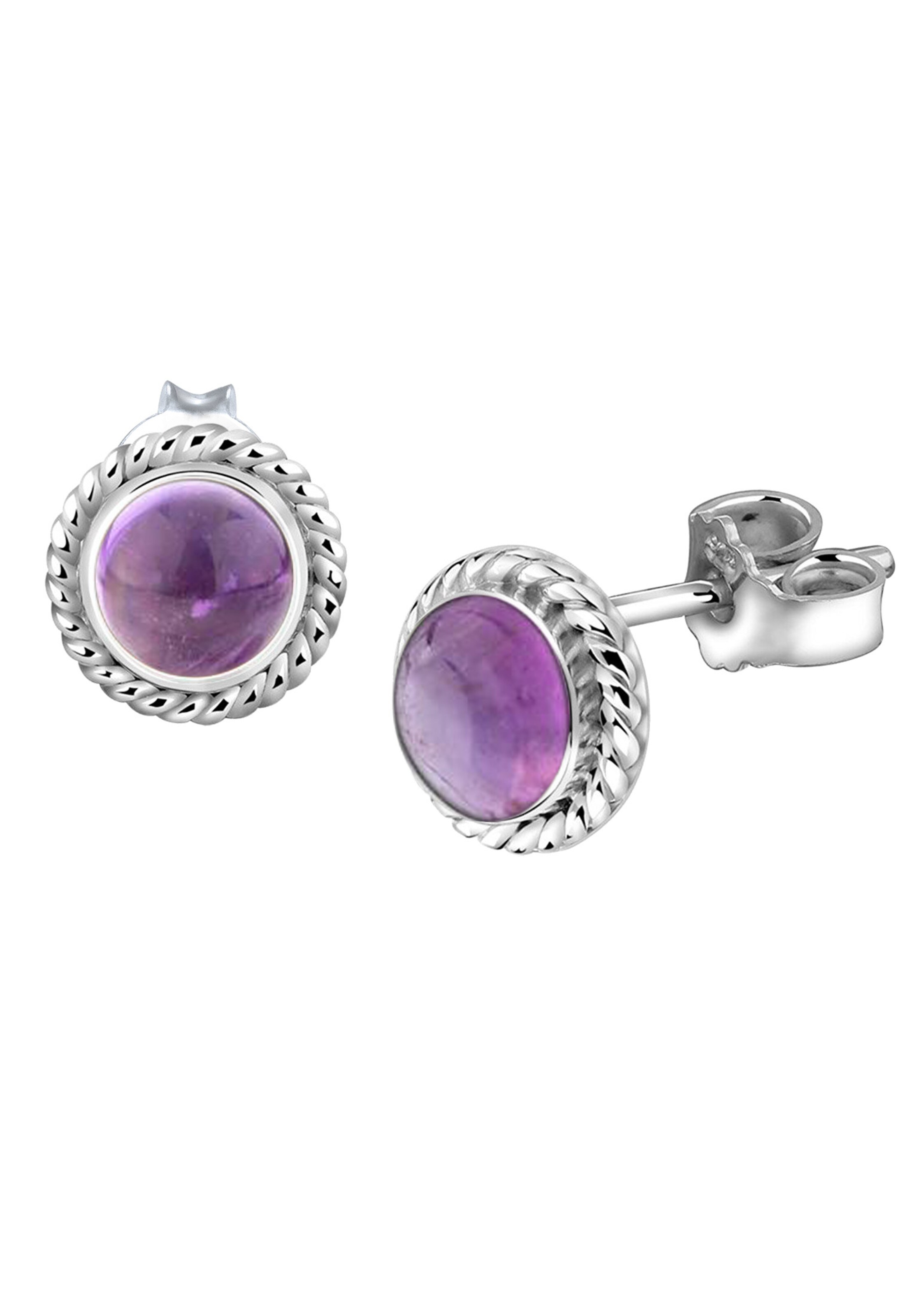 Nenalina Earrings in Purple: front