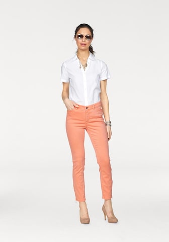 MAC Slimfit Jeans 'Dream Chic' in Orange