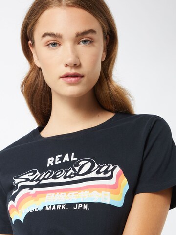 Superdry T-Shirt in Blau