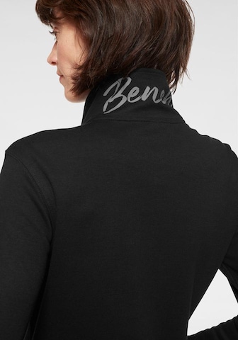 BENCH Zip-Up Hoodie in Black