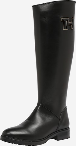 TOMMY HILFIGER Stiefel 'Essential' in Schwarz: predná strana