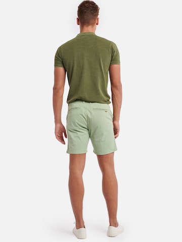 Regular Pantalon chino Shiwi en vert