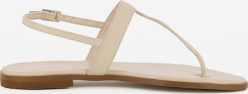 EVITA T-Bar Sandals 'OLIMPIA' in Beige