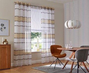 MY HOME Curtains & Drapes in Beige