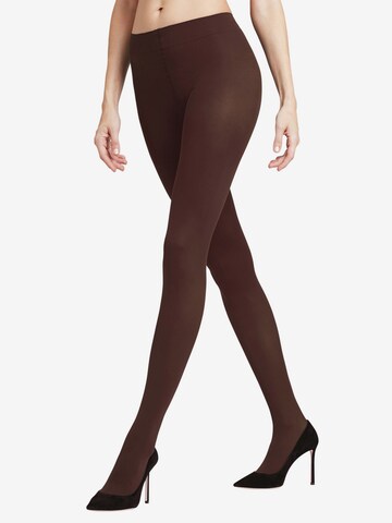 FALKE Fine Tights in Brown: front